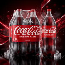 Classic Cola Soft Drink, Carbonated Soda Beverage, 2 Liter Bottles, 4 Pack, Crisp & Refreshing Taste