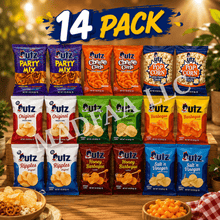 14 Pack Crunchy Snack Collection, Utz Jumbo Snack Bags, 1 oz Individual Packs, Assorted Flavor Treat Bundle, Party Snack Assortment, Pantry Food Collection