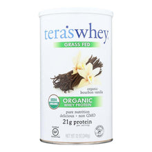 Organic Teras Whey Protein Powder - Bourbon Vanilla Flavor - 12 oz.