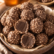 2-Bag Chocolate Treats Share Pack, Cream-Filled Cocoa Candy Balls with Smooth Chocolate Taste for Office Pantry, Road Trips, Movie Night, Holiday Gifts, And Dessert Tables