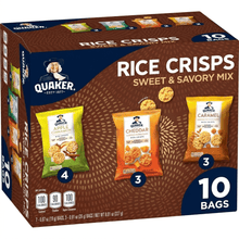Rice Crisps Variety Pack 15 Count – Sweet & Savory Flavored Crispy Rice Snacks
