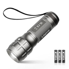Lepro LED White Light Flashlight, High Lumens Waterproof Adjustable Focus — Complimentary Gift with $37+ Orders; If the Gift Is Out of Stock or Its Price Rises, Order Cancelled with Full Refund Before Shipment