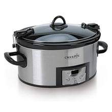 Crock-Pot 6 Quart Cook & Carry Programmable Slow Cooker Stainless Steel — Complimentary Gift with $172+ Orders; If the Gift Is Out of Stock or Its Price Rises, Order Cancelled with Full Refund Before Shipment