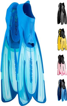 Cressi Agua Adult Snorkeling Fins Full Foot Pocket — Complimentary Gift with $90+ Orders; If the Gift Is Out of Stock or Its Price Rises, Order Cancelled with Full Refund Before Shipment