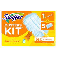 Swiffer Dusters Starter Kit 1 Handle + 5 Dusters — Complimentary Gift with $42+ Orders; If the Gift Is Out of Stock or Its Price Rises, Order Cancelled with Full Refund Before Shipment