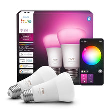 Philips Hue Smart LED A19 Bulb, 2-Pack, White Color Ambiance, 810 Lumens — Complimentary Gift with $152+ Orders; If the Gift Is Out of Stock or Its Price Rises, Order Cancelled with Full Refund Before Shipment