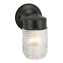 Design House Jelly Jar Outdoor Wall Light, Matte Black — Complimentary Gift with $44+ Orders; If the Gift Is Out of Stock or Its Price Rises, Order Cancelled with Full Refund Before Shipment