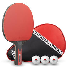 JOOLA Infinity Carbon Professional Table Tennis Paddle with Cover – Ergonomic... — Complimentary Gift with $62+ Orders; If the Gift Is Out of Stock or Its Price Rises, Order Cancelled with Full Refund Before Shipment