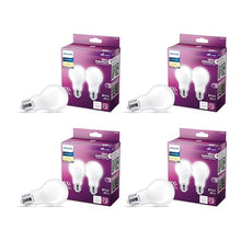 Philips LED A19 Frosted Light Bulbs 4-Pack 2700K Warm White — Complimentary Gift with $44+ Orders; If the Gift Is Out of Stock or Its Price Rises, Order Cancelled with Full Refund Before Shipment