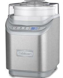 Cuisinart ICE-70WB Ice Cream Maker, 2-Quart, LCD Screen & Timer, Stainless Steel — Complimentary Gift with $265+ Orders; If the Gift Is Out of Stock or Its Price Rises, Order Cancelled with Full Refund Before Shipment