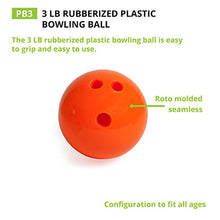 Champion Sports Plastic Bowling Ball – Youth Bowling Game for All Skill Level... — Complimentary Gift with $59+ Orders; If the Gift Is Out of Stock or Its Price Rises, Order Cancelled with Full Refund Before Shipment
