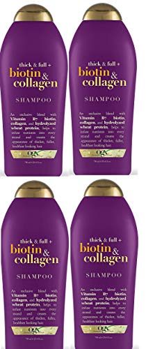 OGX Biotin & Collagen Shampoo 4-Pack — Complimentary Gift with $43+ Orders; If the Gift Is Out of Stock or Its Price Rises, Order Cancelled with Full Refund Before Shipment