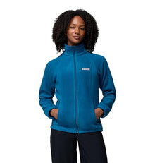 Columbia Women's Benton Springs Full Zip Fleece Jacket, Phoenix Blue — Complimentary Gift with $111+ Orders; If the Gift Is Out of Stock or Its Price Rises, Order Cancelled with Full Refund Before Shipment