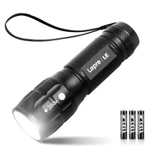 Lepro LED White Light Flashlight, High Lumens Waterproof Adjustable Focus — Complimentary Gift with $37+ Orders; If the Gift Is Out of Stock or Its Price Rises, Order Cancelled with Full Refund Before Shipment