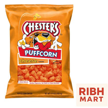 Chester's Cheese Puffcorn Snacks, Light & Crunchy Cheese Flavored Corn Puffs, 4.25 oz Bag