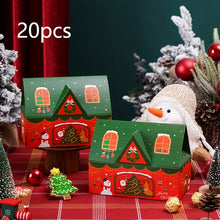 New Christmas 3D House Apple Box, Creative Christmas Eve Gift Box, Small Snack Cookie Novelty Packaging Box, Multi-functional Phone Stand, Multi-purpose Tissue Box