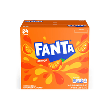 Fanta Orange Flavored Soda Pop, (24 PACK) Cans, 12 fl oz