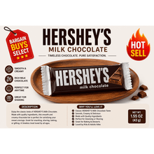 HERSHEY'S Milk Chocolate Candy Bar | Classic Creamy Milk Chocolate