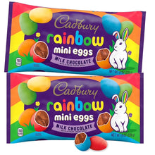 Cadbury Rainbow Mini Eggs Milk Chocolate Candy, Crispy Sugar Shell 2 Pack
