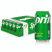 17-Pack | Sprite Lemon Lime Soda Soft Drinks, 12 fl oz.