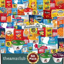 50 Pack Ultimate Snack Variety Box - Sweet & Salty College Care Package, Office Breakroom Snacks, School Lunches - Chips, Crackers, Candy, Fruit Snacks, Nuts & Crackers