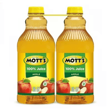 100% Apple Juice, 86 fl oz Bottles, Ready-to-Drink Fruit Juice for Breakfast, Family Meals, Parties and Everyday Refreshment 2 pk