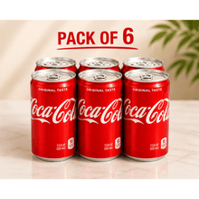 Coca-Cola Original Taste Soda, 6 Pack, 7.5 fl oz Each, 2.81 lb Total