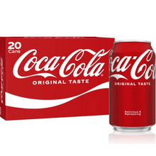 Coca-Cola Soda Soft Drink, 12 fl oz, 20 Pack