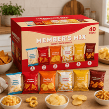 Authentic Mix Variety Pack Chips, 1 oz., 40 Pack, Assorted Snack Chips for Parties, Lunches, On-the-Go Snacks, Crispy Potato Chips, Tortilla Chips, Snack Packs for Work, Travel, School, Easy Grab-and-Go Treats, Bulk Multipack Snacks