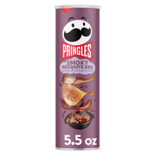 Pringles Smoky Mesquite BBQ Potato Crisps Chips, Lunch Snacks, 5.5 oz Canister