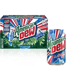 (count of 18) Mountain Dew Soda, 12 Fl Oz Cans. Experience the original, one-of-a-kind taste of Mountain Dew, offering a refreshing, crisp, and bold flavor profile that provides chuggable intense refreshment in every sip.