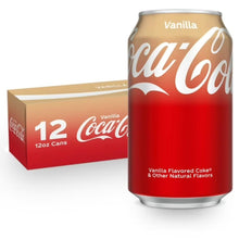 Coca-Cola Vanilla Soda Pop, 12 fl oz, 12 Pack Cans