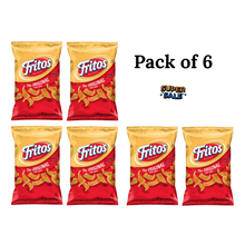 Fritos Original Corn Chips Snacks, 3.375 oz Bag (Pack of 6)