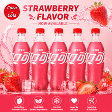 Coca-Cola Strawberry Soda 16.91oz * 5 Bottles, Authentic Carbonated Beverage