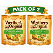 Pack of 2 Werther's Original Fall Harvest Caramel Apple Hard Candy, 8.57 oz Each (17.14 oz Total)