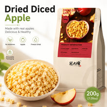 Dried Diced Apple, 1 Pack/2 Packs Pure Premium Dried Fruit Snacks | Breakfast Yogurt Topping, After-School And Afternoon Tea Treats, Fruit Tea Ingredient And Holiday Gift