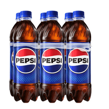 6 Count [Pepsi Soda Cola] 16.9 fl oz,