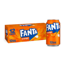 Fanta Orange Soda, 12 fl oz Cans, Fridge Pack, Refreshing Orange Soft Drink, 12 Pack
