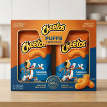 (Pack of 2)Cheetos Puffs Cheese Flavored Snacks, 8 oz each pack