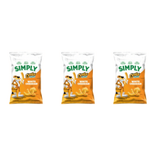PACK OF 3 Simply White Cheddar Cheese Flavored Cheetos Puffs Snacks, 6 oz