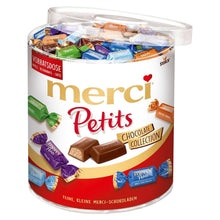 Merci Petits European Chocolates, Gift Box, Assorted Flavors, Milk, Dark & White Chocolate, Individually Wrapped, 2.2 lb (1 kg), Perfect for Gifting, Parties & Sharing