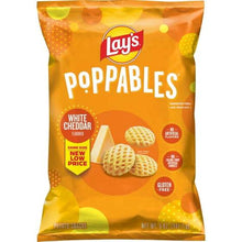 White Cheddar Poppable Potato Snacks 5 oz Bag – Light & Crispy Bite-Sized Cheese Flavored Chips