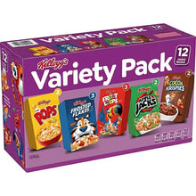 Kellogg's Assorted Cereal Variety Pack, 12 pk.