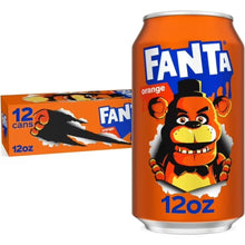 Fanta Orange Soda Pop Fridge Pack, 12 fl oz, 12 Pack Cans