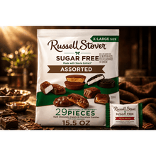 (15.5 oz. bag) RUSSELL STOVER Sugar Free Assorted Chocolate Candy,
