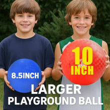 10 Inch Kickball Playground Balls 6 or 12 Pack,Playground Balls for Kids — Complimentary Gift with $51+ Orders; If the Gift Is Out of Stock or Its Price Rises, Order Cancelled with Full Refund Before Shipment