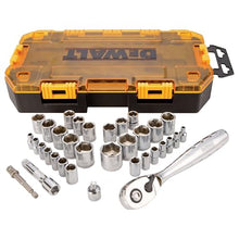DEWALT Socket Set 1/4 and 3/8 Inch Drive SAE Metric 34 Piece DWMT73804 — Complimentary Gift with $146+ Orders; If the Gift Is Out of Stock or Its Price Rises, Order Cancelled with Full Refund Before Shipment