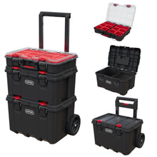 Keter Stack N Rolling Tool Box Modular Storage System 3 Piece — Complimentary Gift with $272+ Orders; If the Gift Is Out of Stock or Its Price Rises, Order Cancelled with Full Refund Before Shipment
