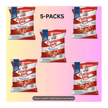 5 COUNT-Original Sweet & Crunchy Caramel Coated Popcorn and Peanuts Snack Packs, Classic Caramel Flavor, Individually Wrapped 1.25 oz Bags, Convenient Grab-and-Go Treat, Perfect for Lunchboxes, Parties, and On-the-Go Snacking, Variety Bundle