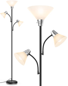 LEPOWER Bright Standing Floor Lamp, 3000K LED, Adjustable Side Reading Light — Complimentary Gift with $123+ Orders; If the Gift Is Out of Stock or Its Price Rises, Order Cancelled with Full Refund Before Shipment